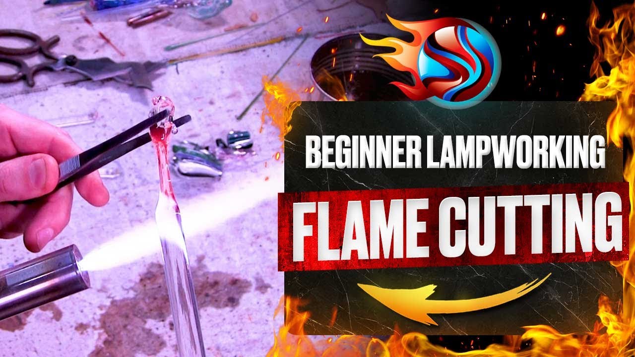 Glass Blowing For Beginners | Flameworking Glass | How to Flame Cut