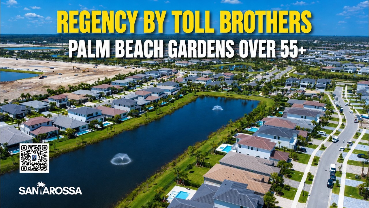 REGENCY by Toll Brothers Over 55+ | Palm Beach Gardens | Luxury Home Tour | Gino Santarossa