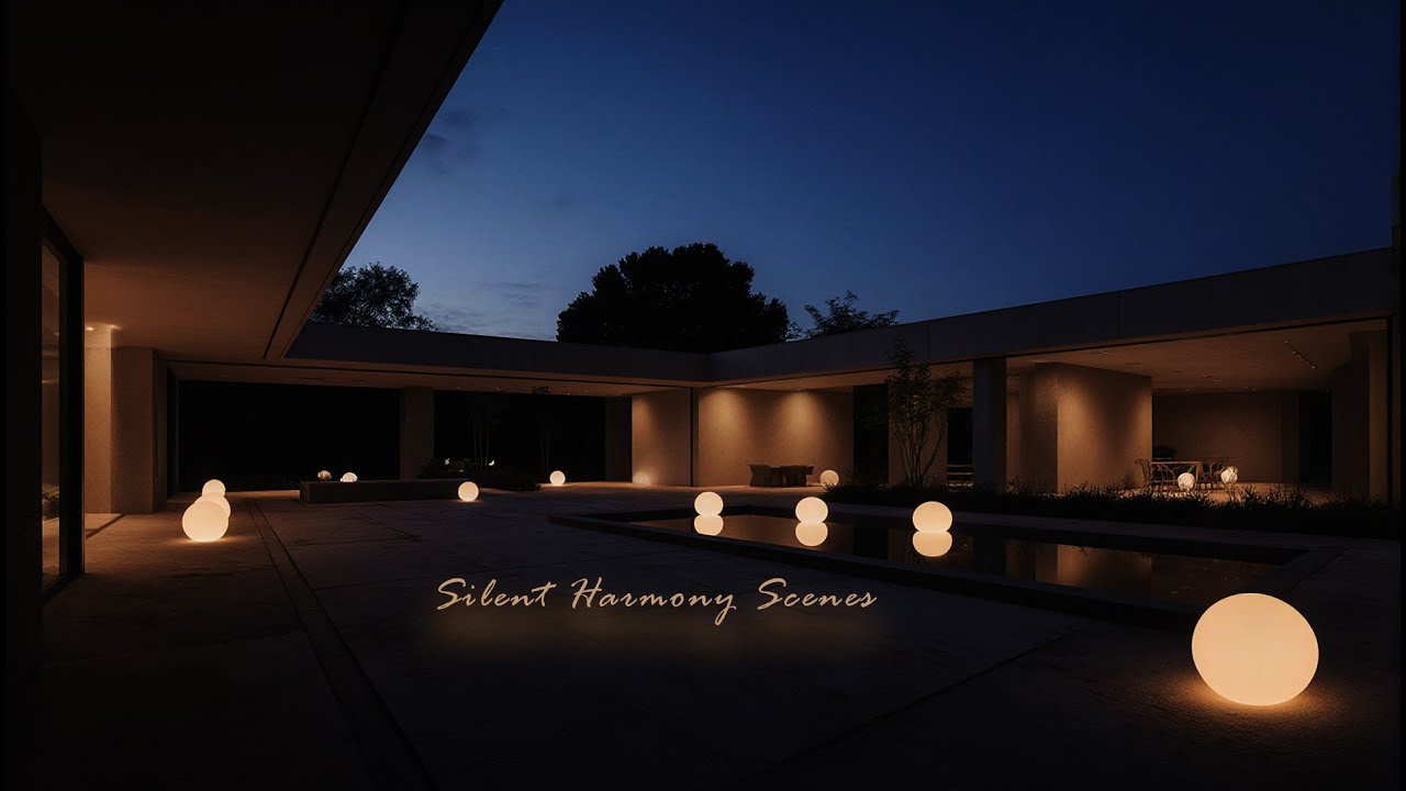 Dreamcore Twilight: Eternal Loop of Glowing Orbs & Color Shifting Sky