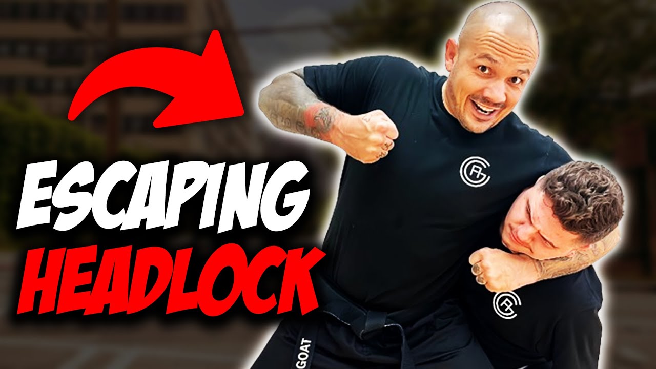 How to escape a headlock in a fight