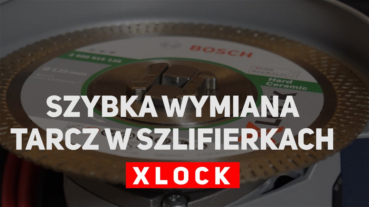 System Xlock, czyli błyskawiczna wymiana tarczy w szlifierce