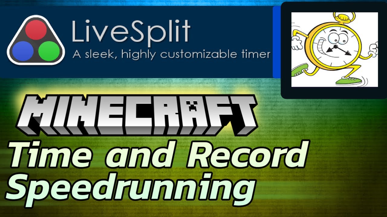 Таймер Minecraft Speedrun - Настройка LiveSplit и OBS