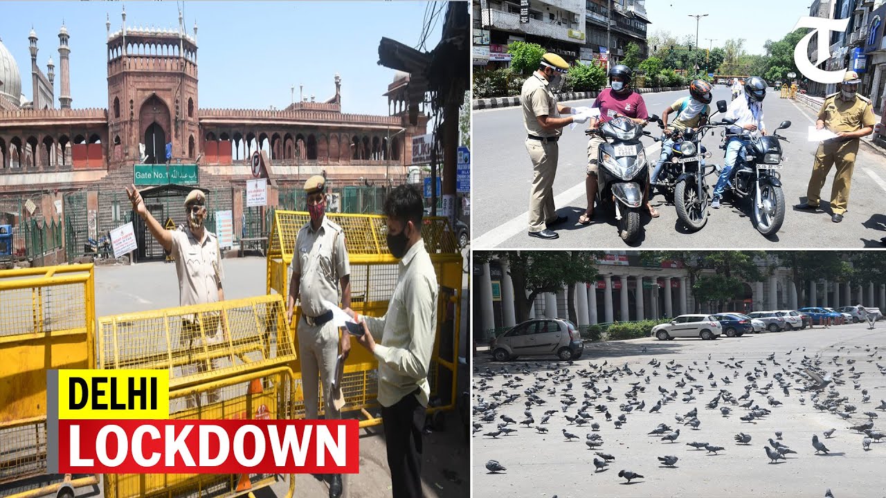 Delhi lockdown: Deserted roads as strict enforcement in place to tackle covid surge