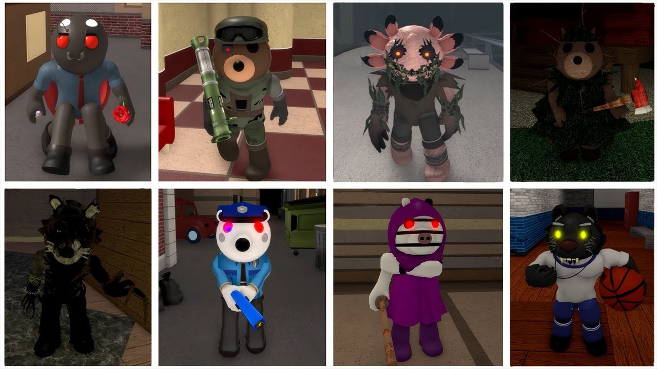 How to get all 20 Skins in Piggy but its 100 Players | Roblox