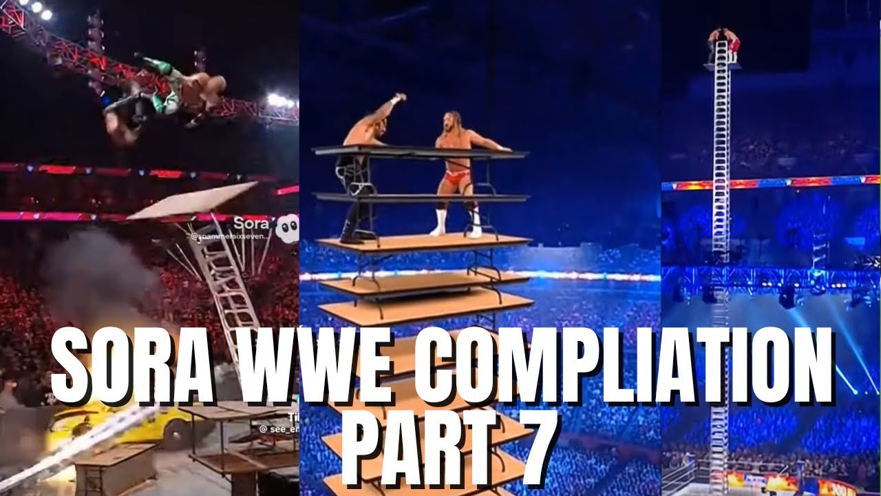 Самая жуткая подборка видеороликов с искусственным интеллектом Соры из WWE.