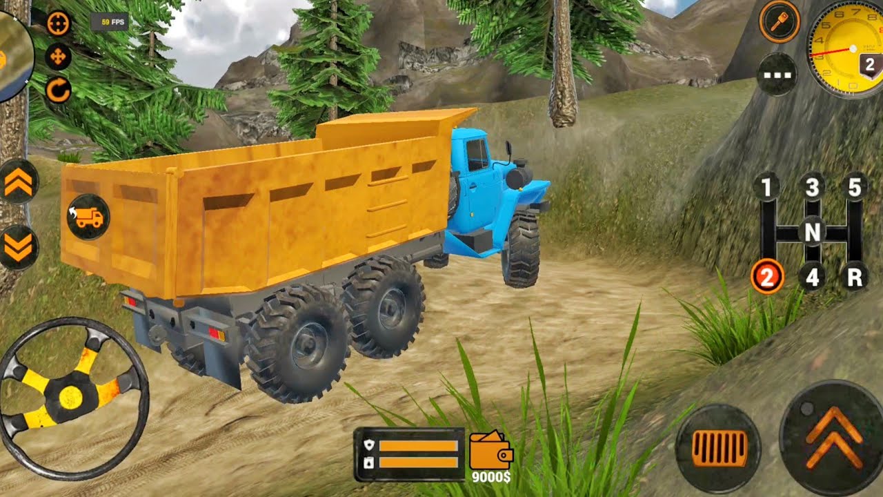 Backhoe Loader JCB Simulator Gameplay - Indian Vehicle Truck JCB Driving - Android Gameplay