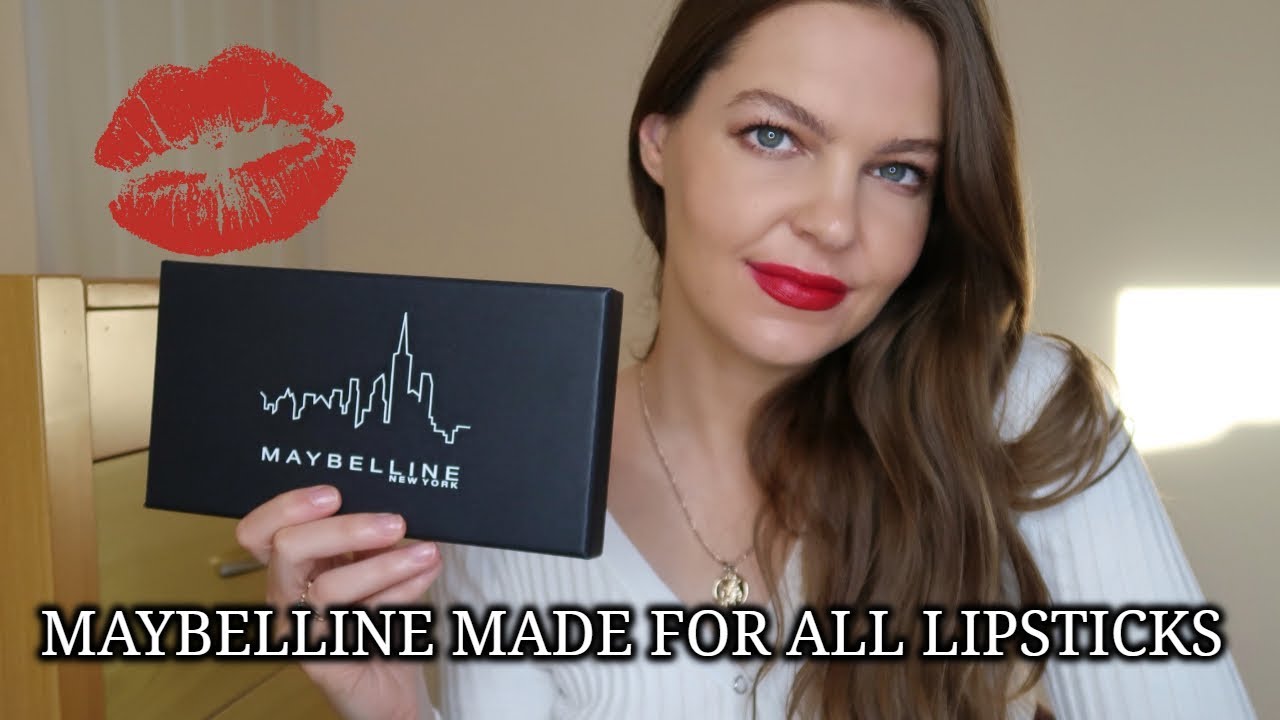 Maybelline Made For All Lipsticks Review- The Lipstick That Suits ALL Skintones