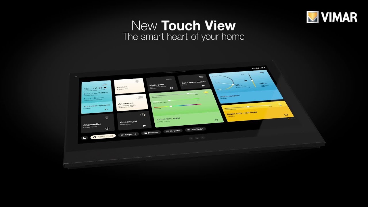 Vimar Touch View: Complete Smart Home, Security and Video Intercom Control
