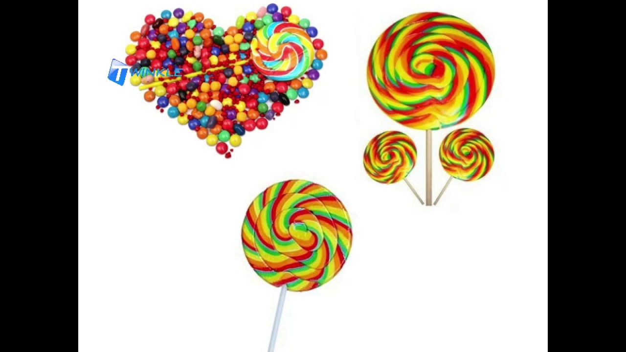rainbow big lollipop processing line