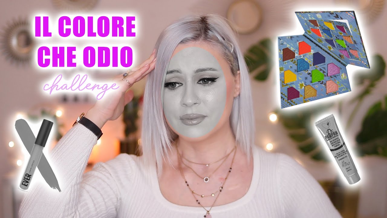 MI TRUCCO CON IL COLORE CHE ODIO