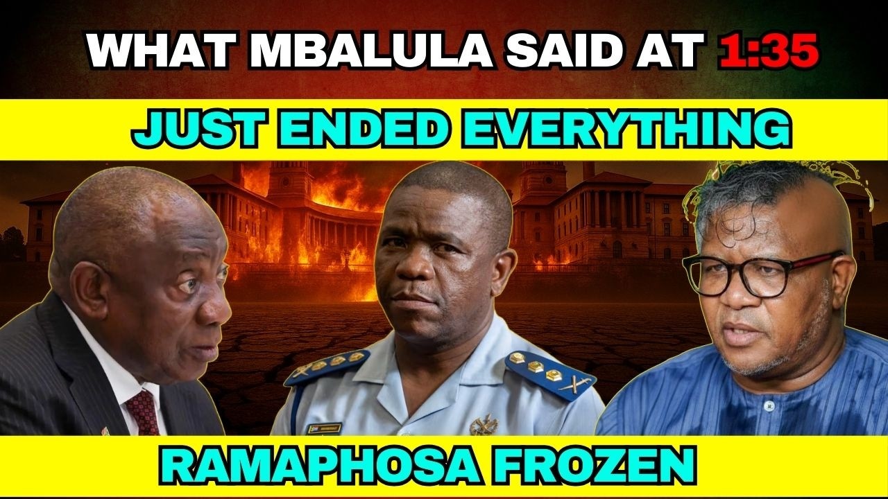 What Mbalula Said at 2:47 Just ENDED Everything -Ramaphosa FROZEN