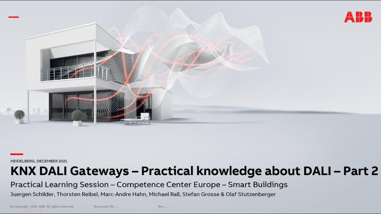 Practical Learning Session about KNX DALI Gateways - Practical knowledge about DALI - Part 2
