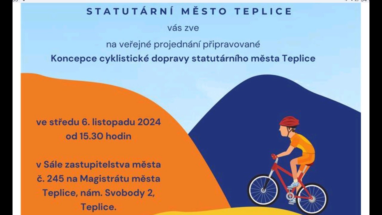 Koncepce cyklistické dopravy statutárního města Teplice