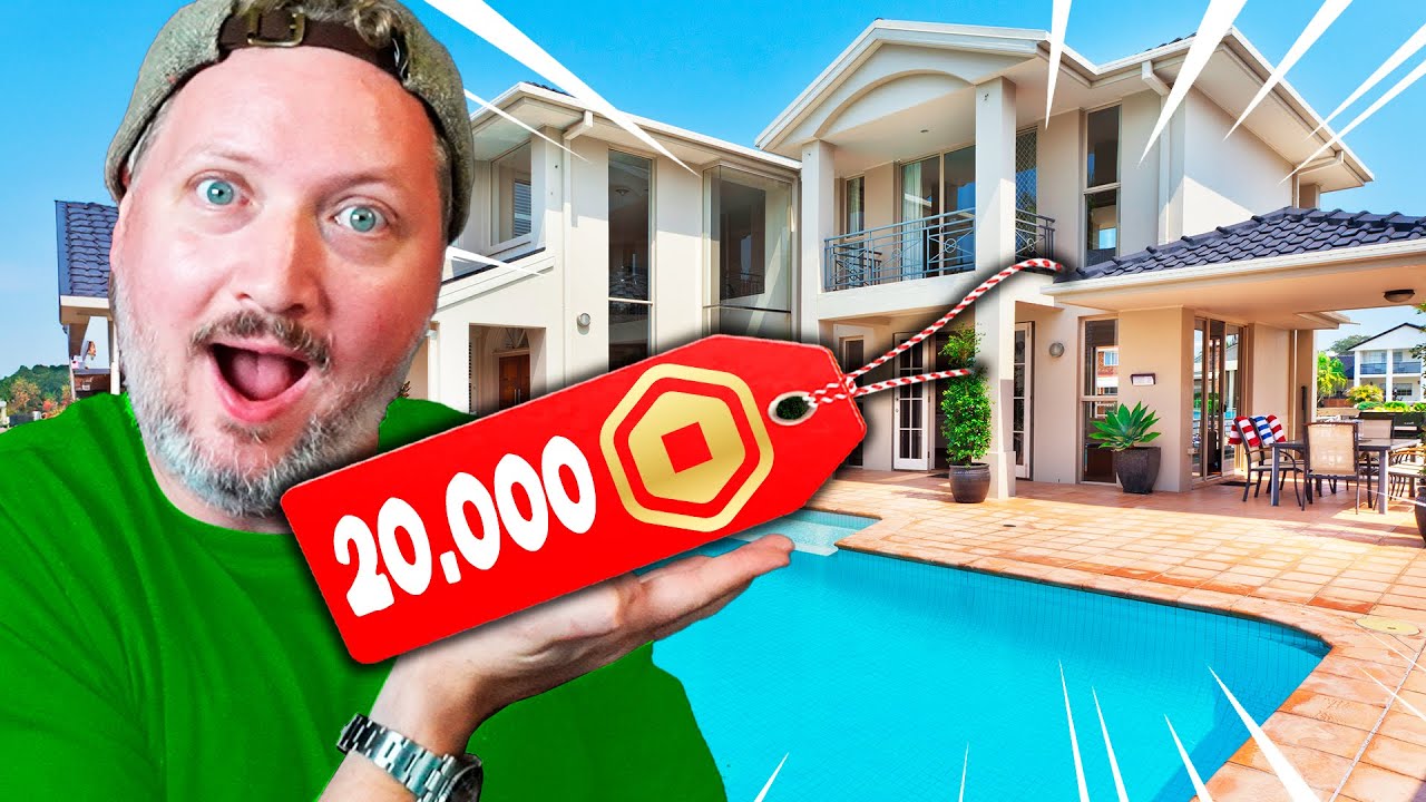 Jeg brugte 20K *ROBUX* på det STØRSTE HUS i Bloxburg!💸🤑