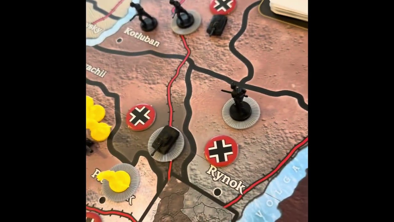 Axis & Allies: Stalingrad “Race to Stalingrad” Solo Playthrough 