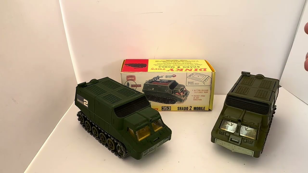 Vintage 1972 Gerry Andersons Dinky Toys 353 UFO Die-Cast Shado 2 Mobile - In Reproduction Box