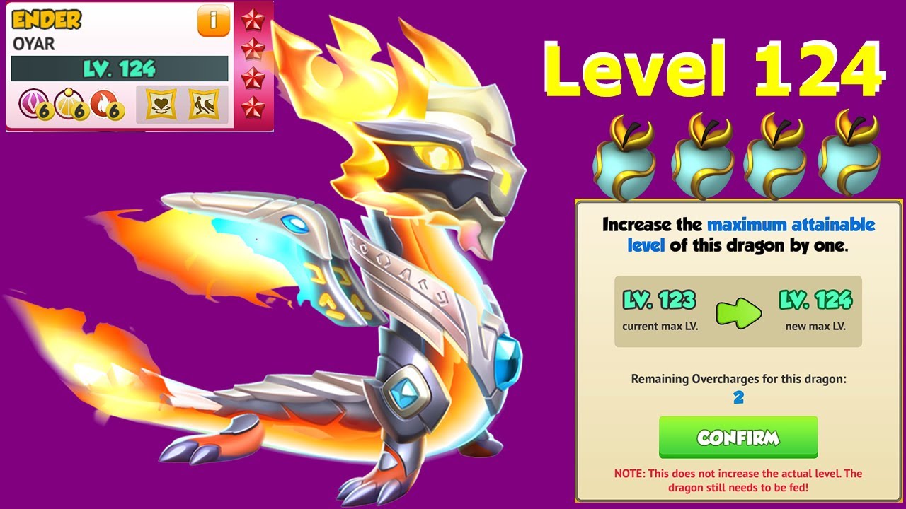 Ancient Oyar Dragon Level up to 124-Dragon Mania Legends | King Charles coronation Realm Event