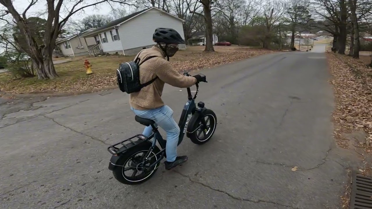 Riding my electric Scooter