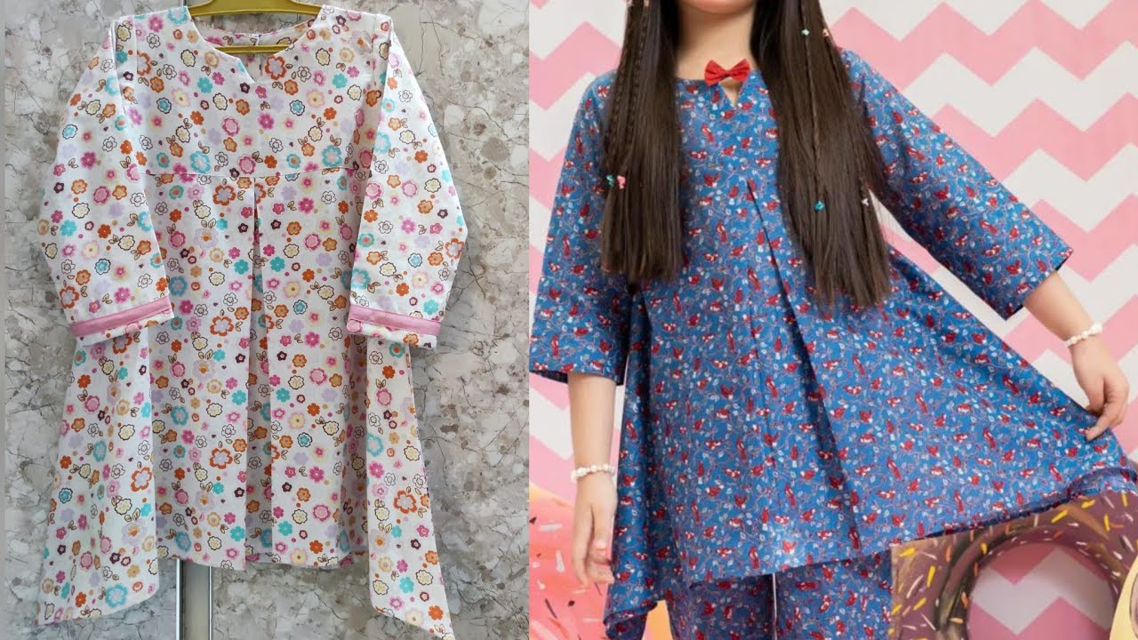 summer baby frock cutting and stitching for little girl