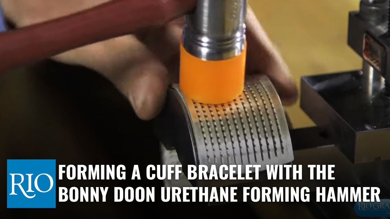 Forming a Cuff Bracelet with the Bonny Doon Urethane Forming Hammer