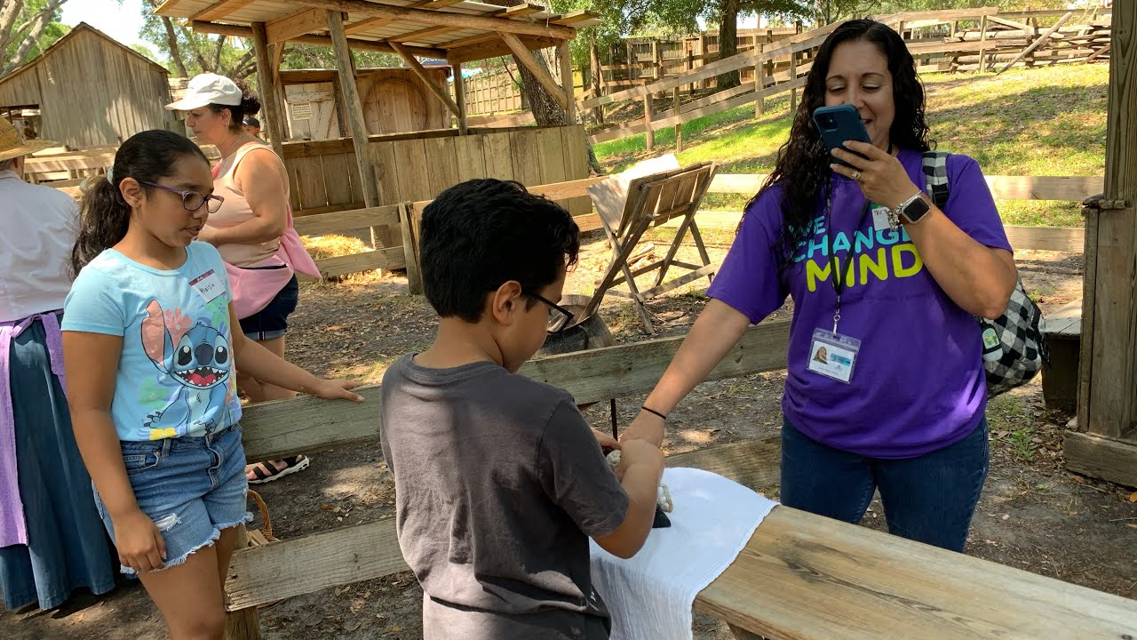School trip to Cracker Country- living history museum Tampa Florida