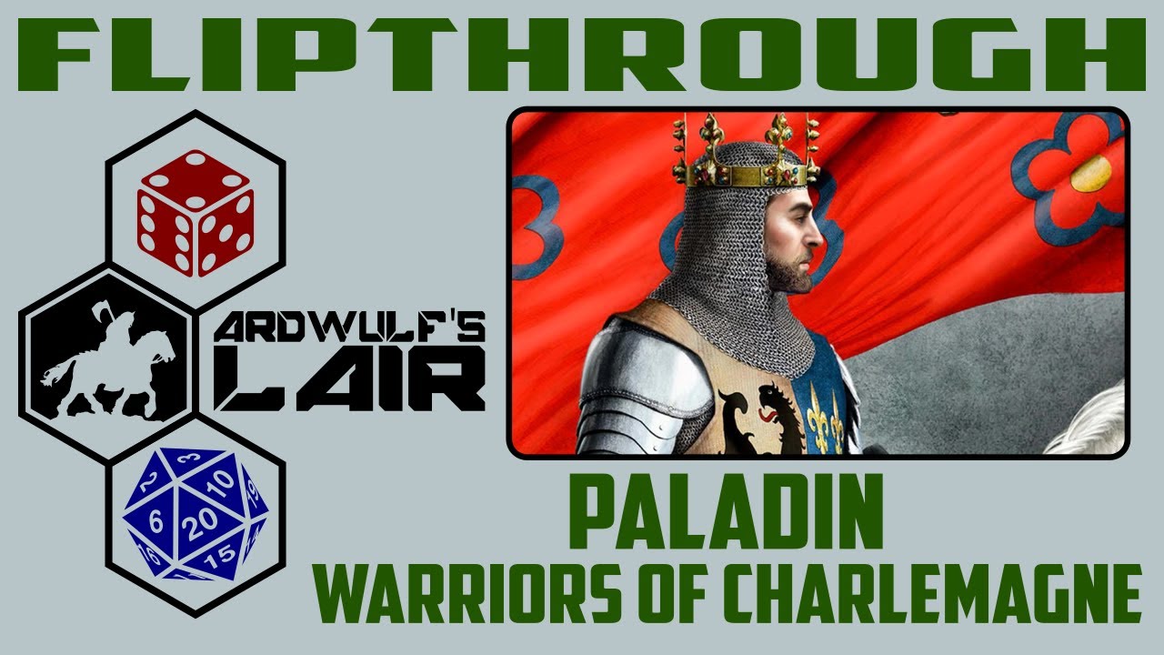 Flipthrough: Paladin: Warriors of Charlemagne (Chaosium 2018)
