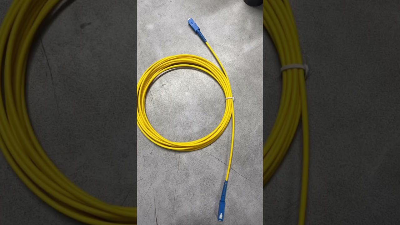 SC-SC Single Mode Simplex 3mm Patch Cords. 