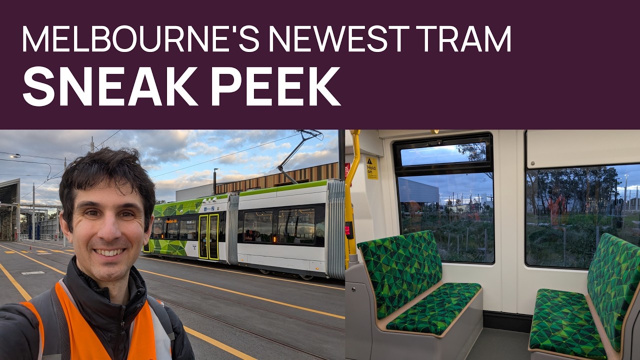 First look at Melbourne's brand new G class tram!