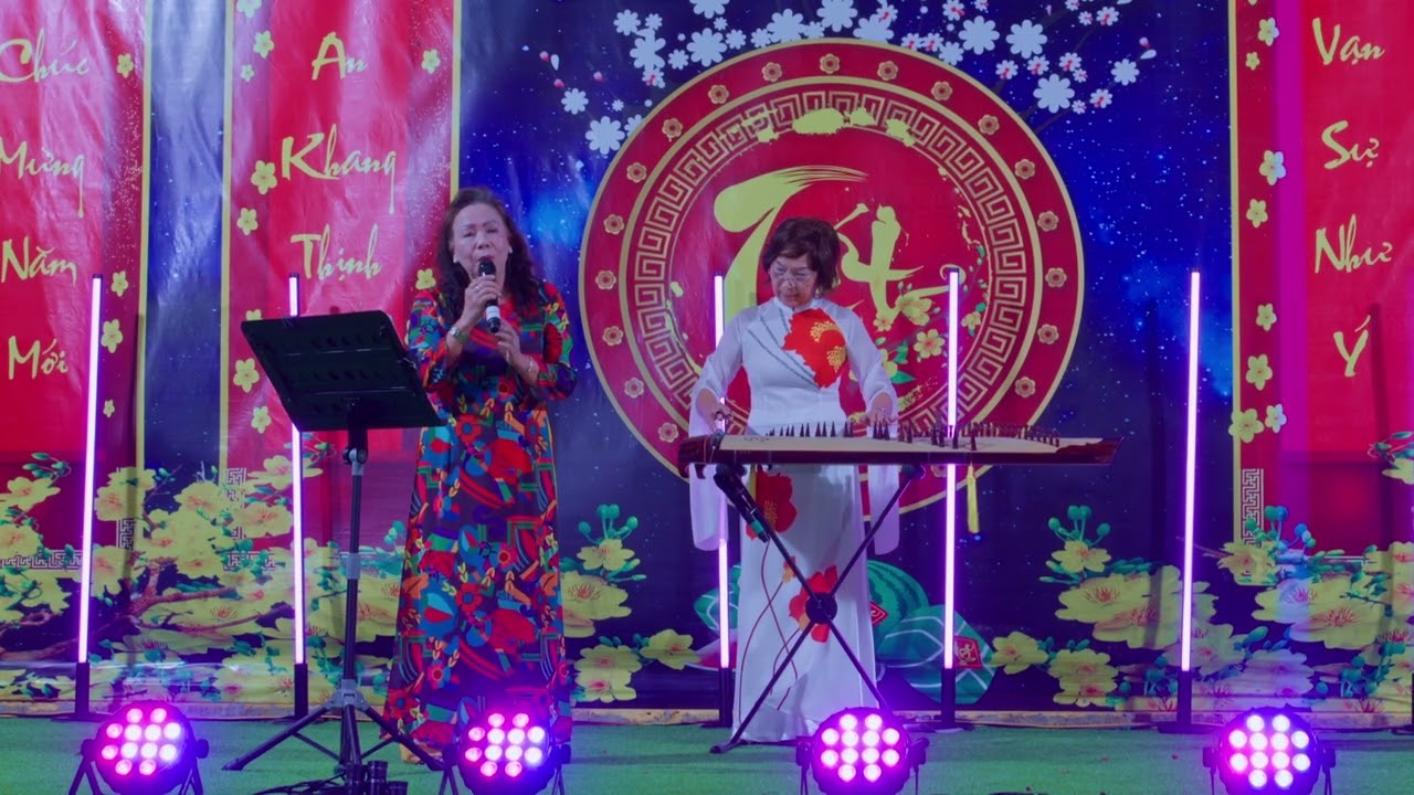 Ngóng Xuân - ngâm sĩ Thu Hường và nghệ sĩ đàn tranh Hạnh Vương - chùa Pháp Quang - năm mới Bính Ngọ