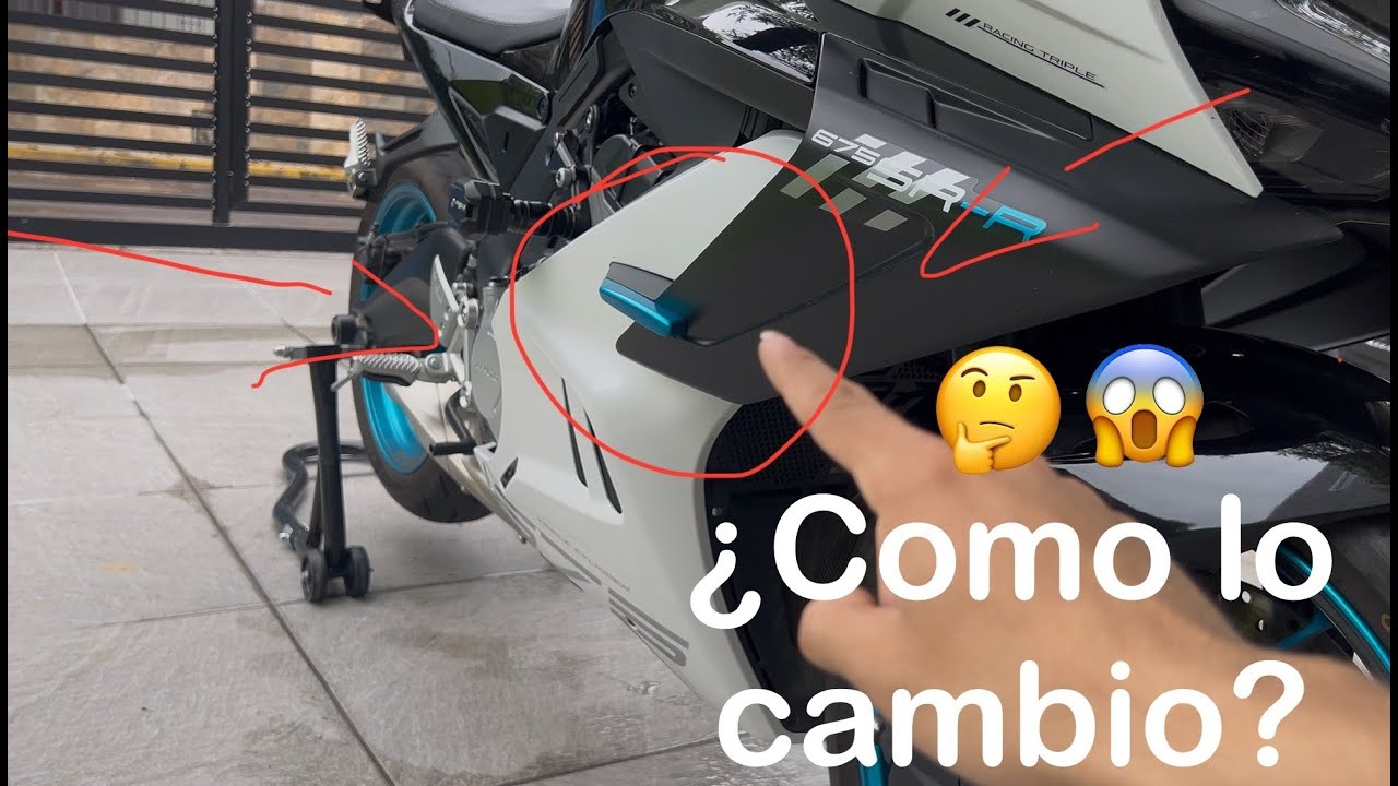 ¿Cómo cambiar el slider de mi 675 Sr-r?