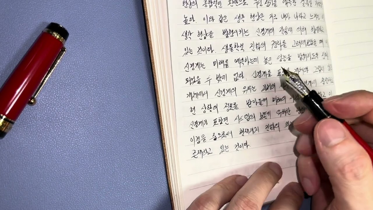 만년필 Pilot Custom 845 Red F, 잉크 Pilot iroshizuku take-sumi, 종이 Montblanc Robert 146 note 2025.01.16.