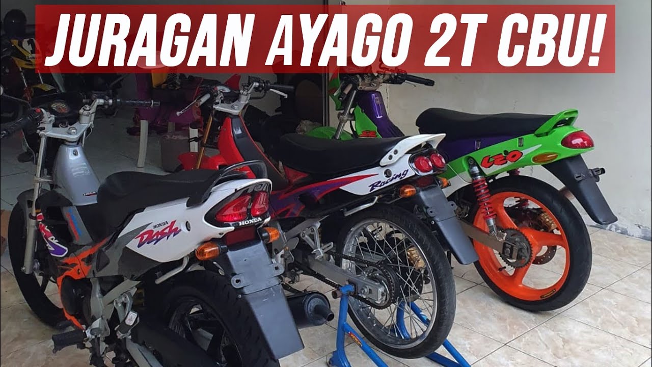 GREBEK GARASI JURAGAN 2TAK CBU SURABAYA ! ADA NOVA DASH, KAWASAKI LEO, RG SPORT, SATRIA DLL