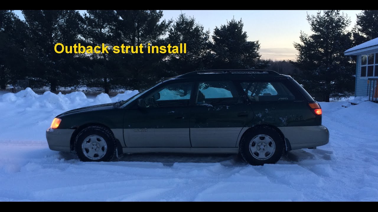 HOW TO Install rear struts in an Outback