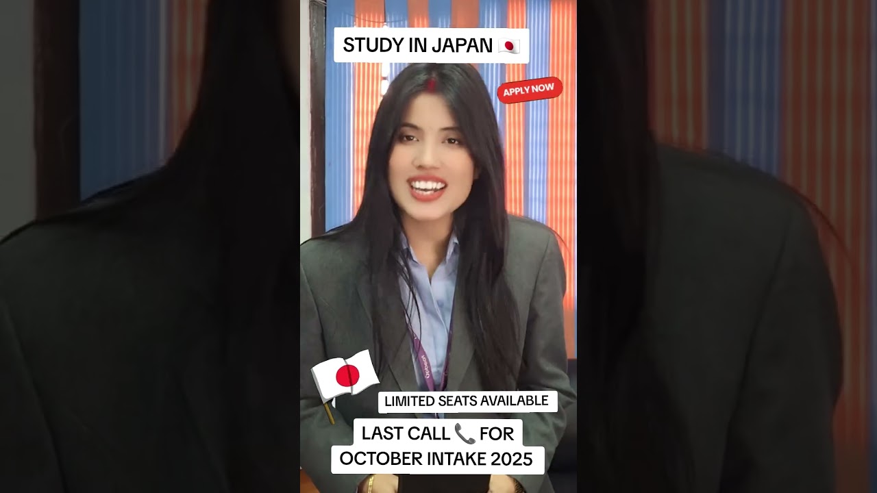 Study In Japan 🇲🇹 Last call 📞 for October Intake 2025!!! 