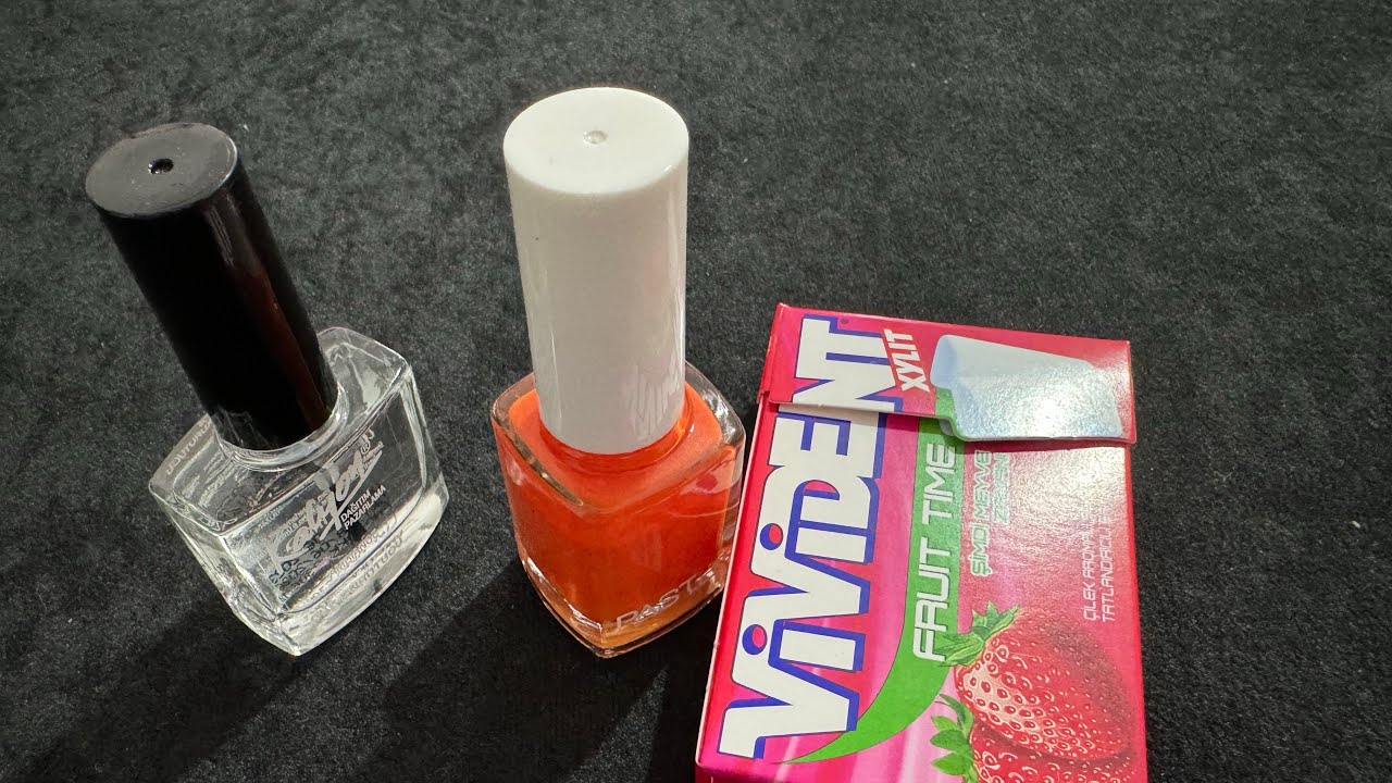 ASMR 💅 Oje sürerken sakız çiğniyorum 💅 Sakız Asmr 💅 Sohbet Asmr 💅