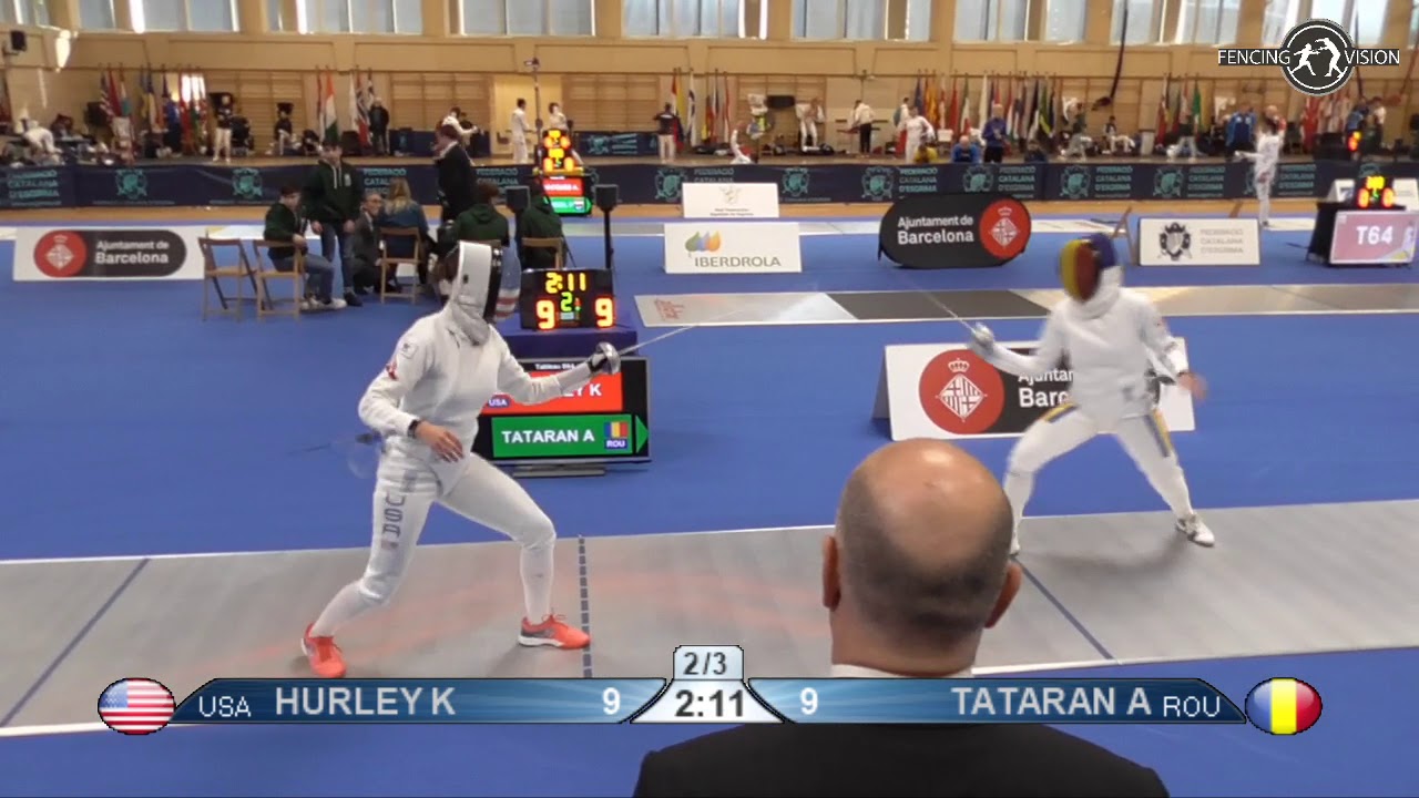 85 T64 05 F E Individual Barcelona ESP WC BLUE  HURLEY Kelley   USA  vs  TATARAN Amalia  ROU