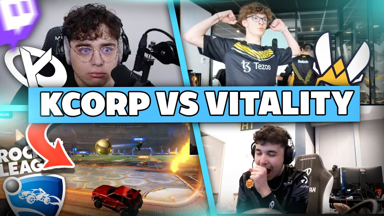 KCORP VS VITALITY, KAMETO R&Eacute;AGIT - Best of Rocket League FR #183