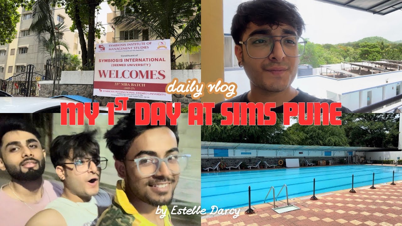First Day at SIMS PUNE | VLOG |