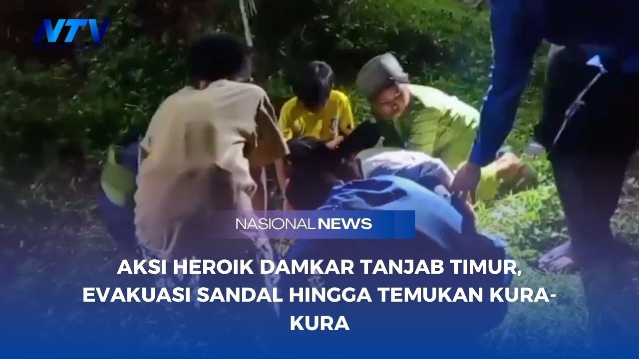 AKSI HEROIK DAMKAR TANJAB TIMUR, EVAKUASI SANDAL HINGGA TEMUKAN KURA KURA