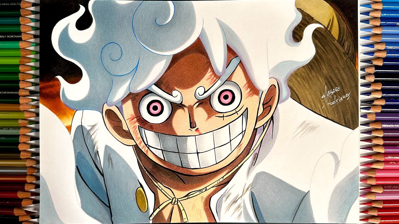 Drawing LUFFY GEAR 5