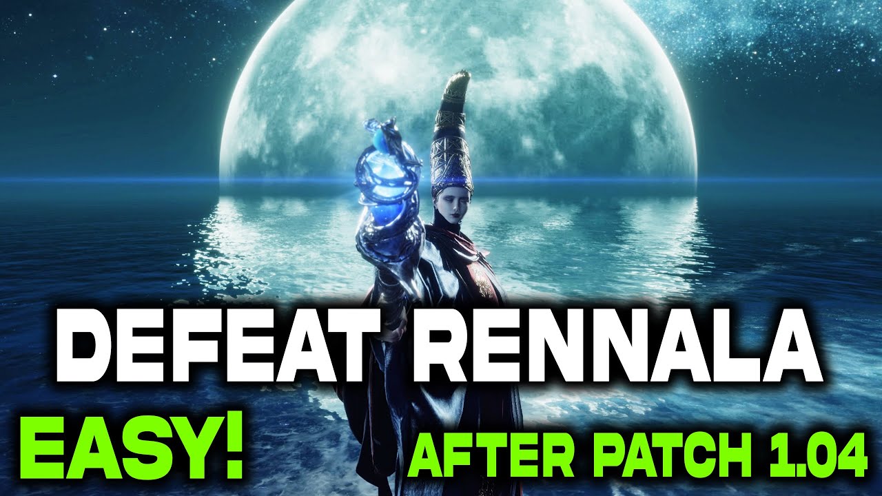 How to DEFEAT Rennala Queen of the Full Moon in Elden Ring after Patch 1.04 | Rennala Easy Defeat!