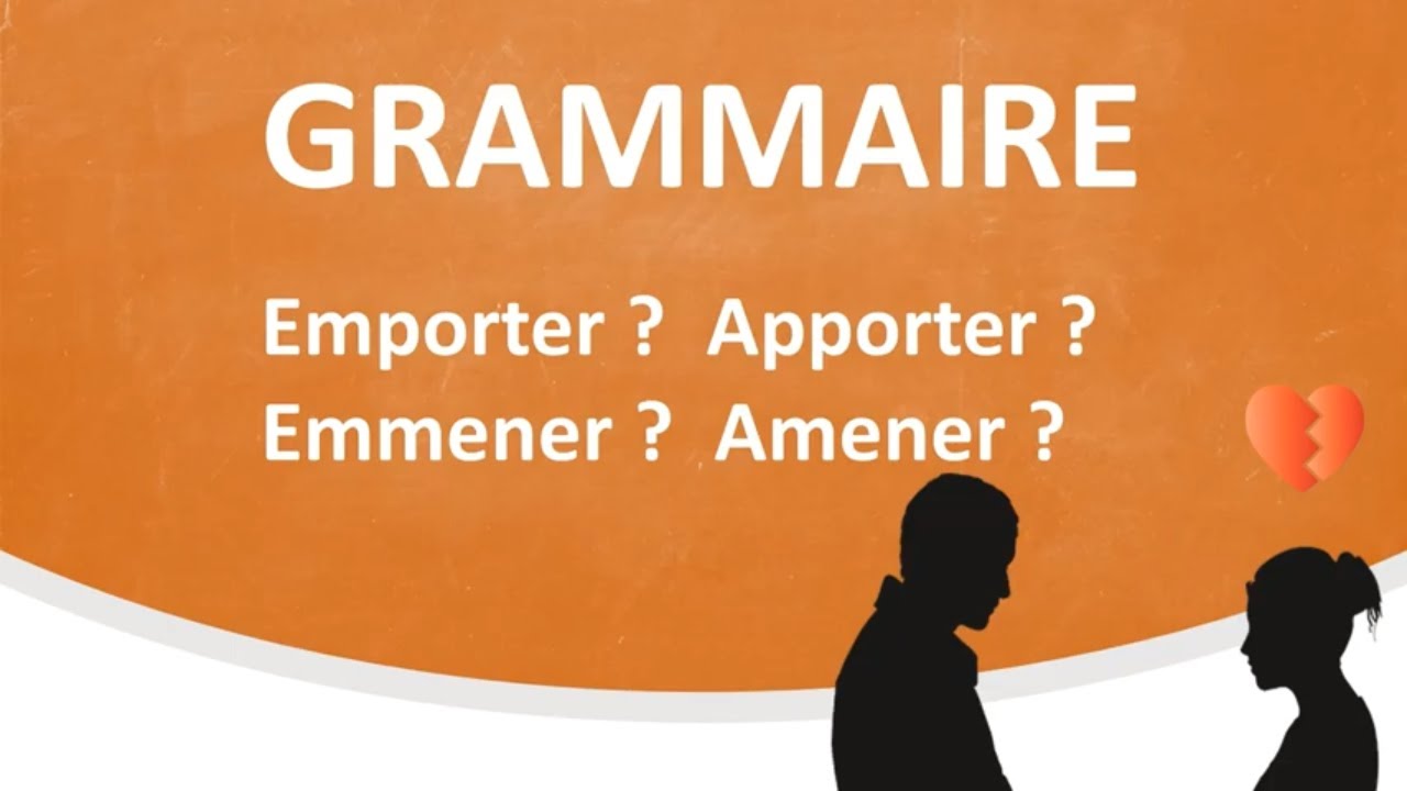 Amener ou emmener ? emporter ou apporter ?