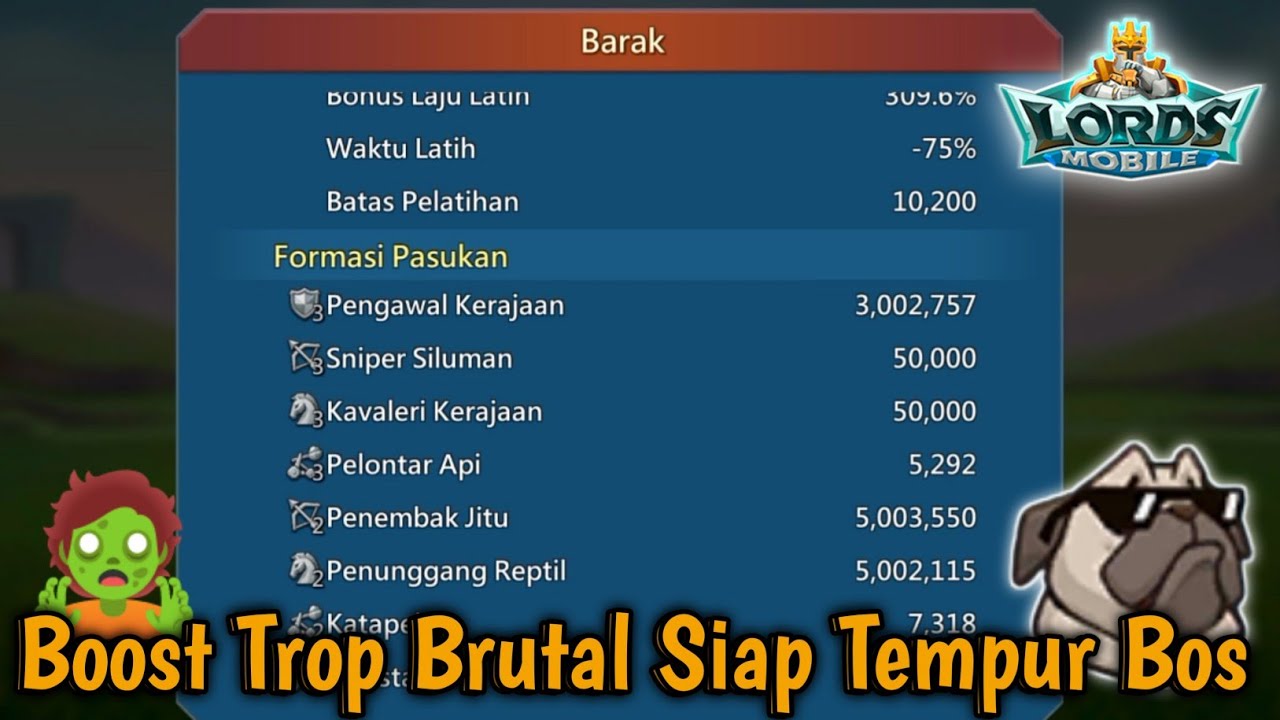 Ускорение Trop Brutal 13M Trops Mini Rally Trap Новое/Молодое Королевство!! Готовьтесь к битве | ...