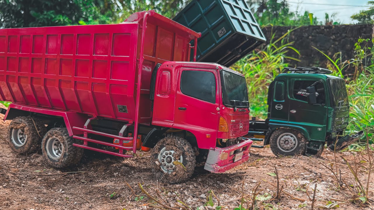 Uji Ketangguhan RC JR Truck di Medan Offroad