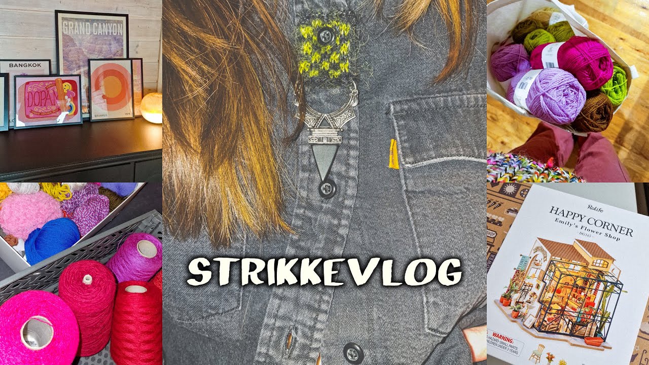 HVORFOR JEG IKKE VIL VISE GARNLAGRET MITT OG FARGERIK RESTESTRIKK | STRIKKEVLOG #6