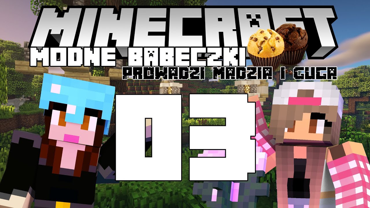 Minecraft Modne babeczki #03 - Smutna krowa z rozbieżnym zezem /w Guga