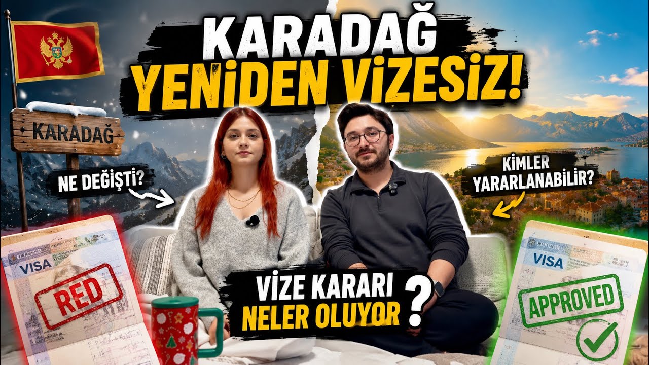 KARADAĞ YENİDEN VİZESİZ | Vize kararı 