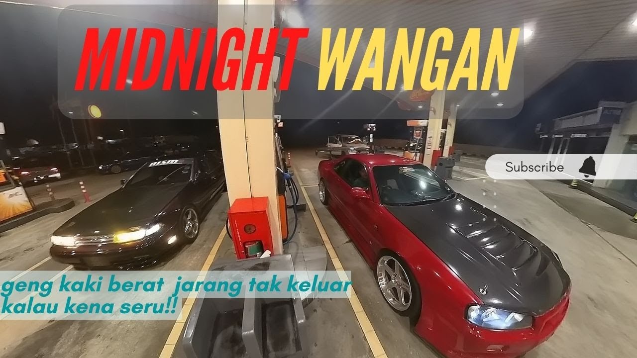 midnight wangan geng kaki berat | skyline R33 R34 silvia S15 subaru V9 NSX cefiro A31 evo 3 & 6