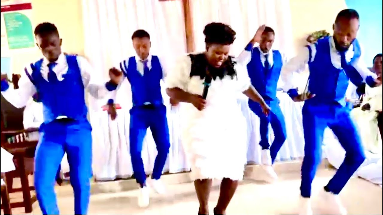 FENNY KERUBO AT ARUA UGANDA  ST THOMAS CHURCH .