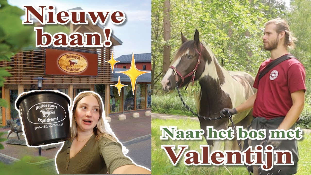 Met Valentijn naar het BOS! Nieuwe BAAN + Ladiesnight bij Equidr&ocirc;me | Vlog #74 Dwally's Horses